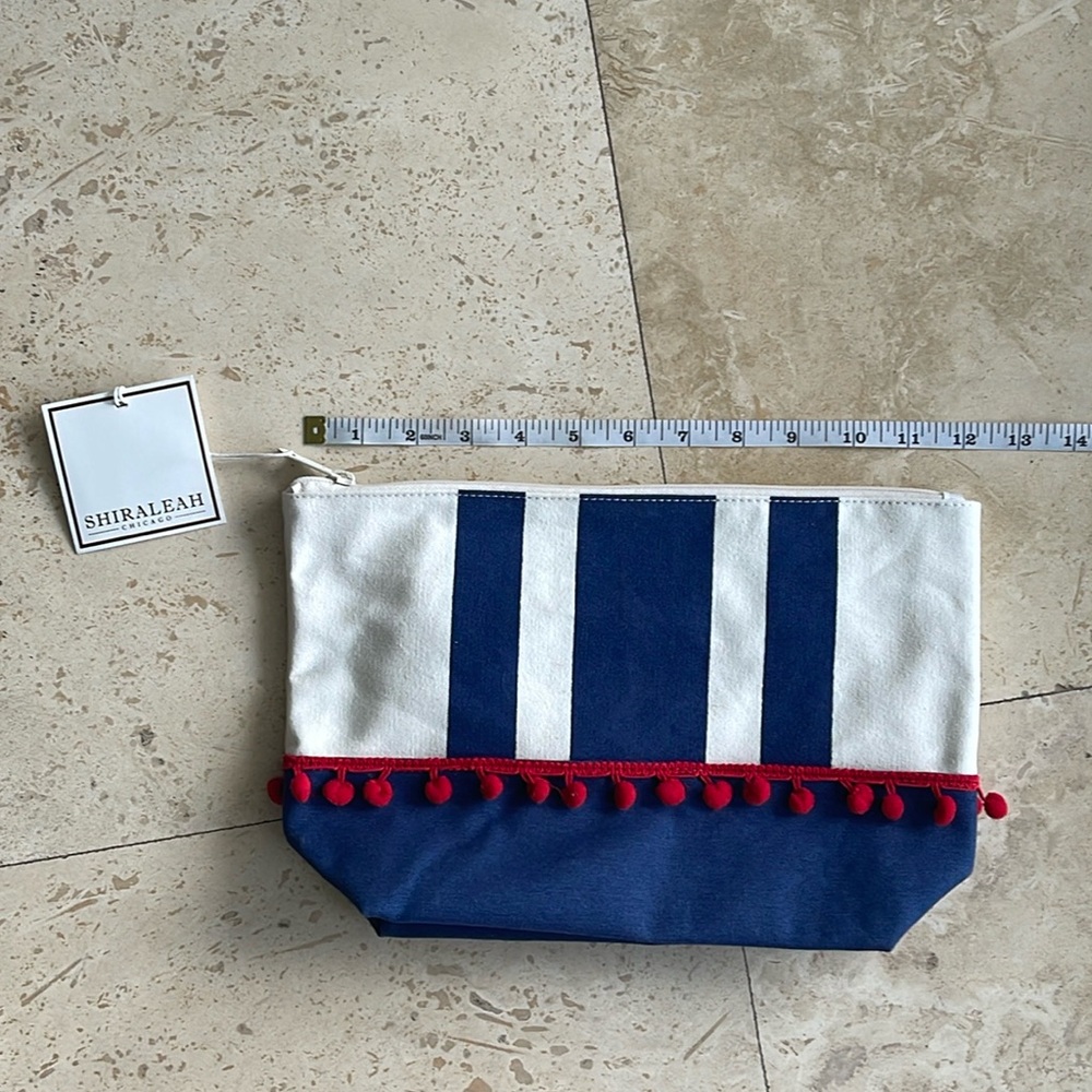Shiraleah Chicago NWT Marina Oversized Cosmetic Pouch Bag